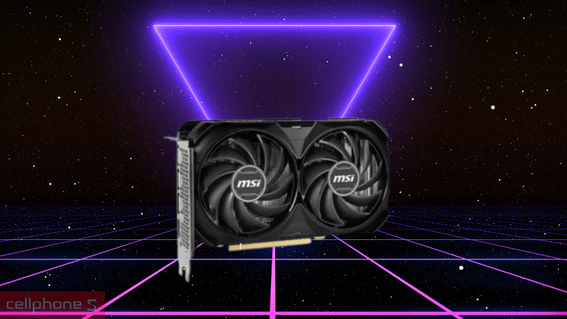 VGA MSI Geforce RTX 4060 TI Ventus 2X Black 16G OC - Hiệu suất tản nhiệt và đồ họa tối ưu