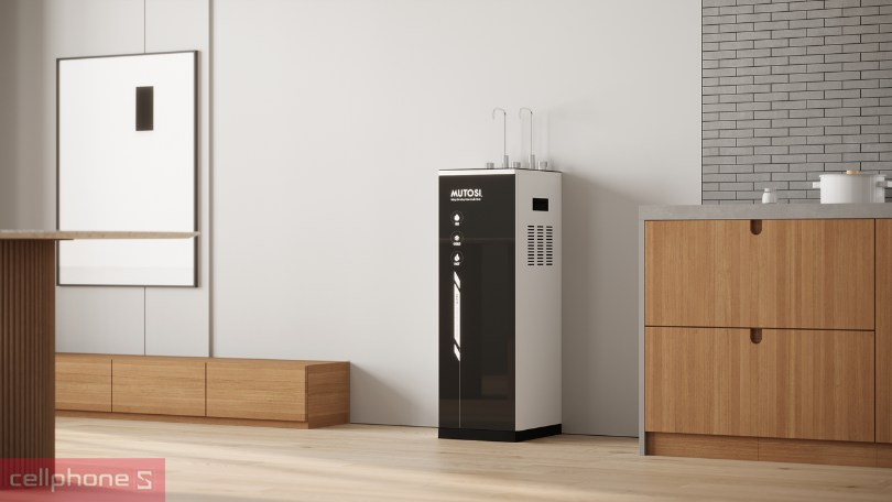 Máy lọc nước nóng lạnh nguội 10 lõi Mutosi MP-S1011 cung cấp nước sạch liên tục trong ngày