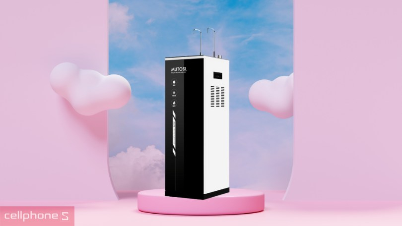 Máy lọc nước nóng lạnh nguội 10 lõi Mutosi MP-S1011 cung cấp nước sạch liên tục trong ngày
