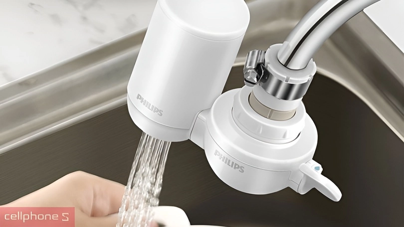 Bộ lọc nước tại vòi Philips AWP3753/98 – Công suất mạnh mẽ và công nghệ lọc tiên tiến