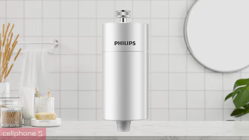 Bộ lọc nước vòi sen Philips AWP1775WH/74 - Loại bỏ tạp chất hiệu quả, cung cấp dòng nước mạnh mẽ