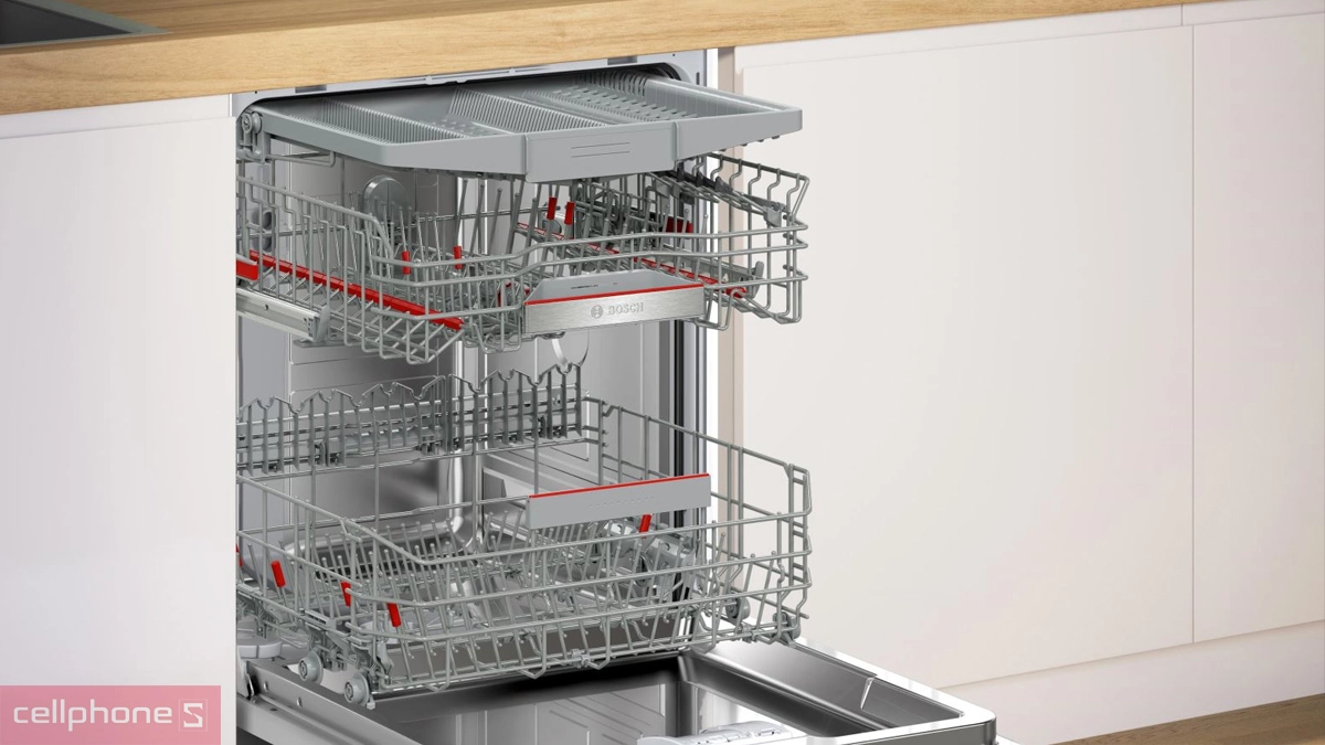 Công nghệ máy rửa bát bán âm Bosch 14 bộ Series 6 (SMI6ECS10E)