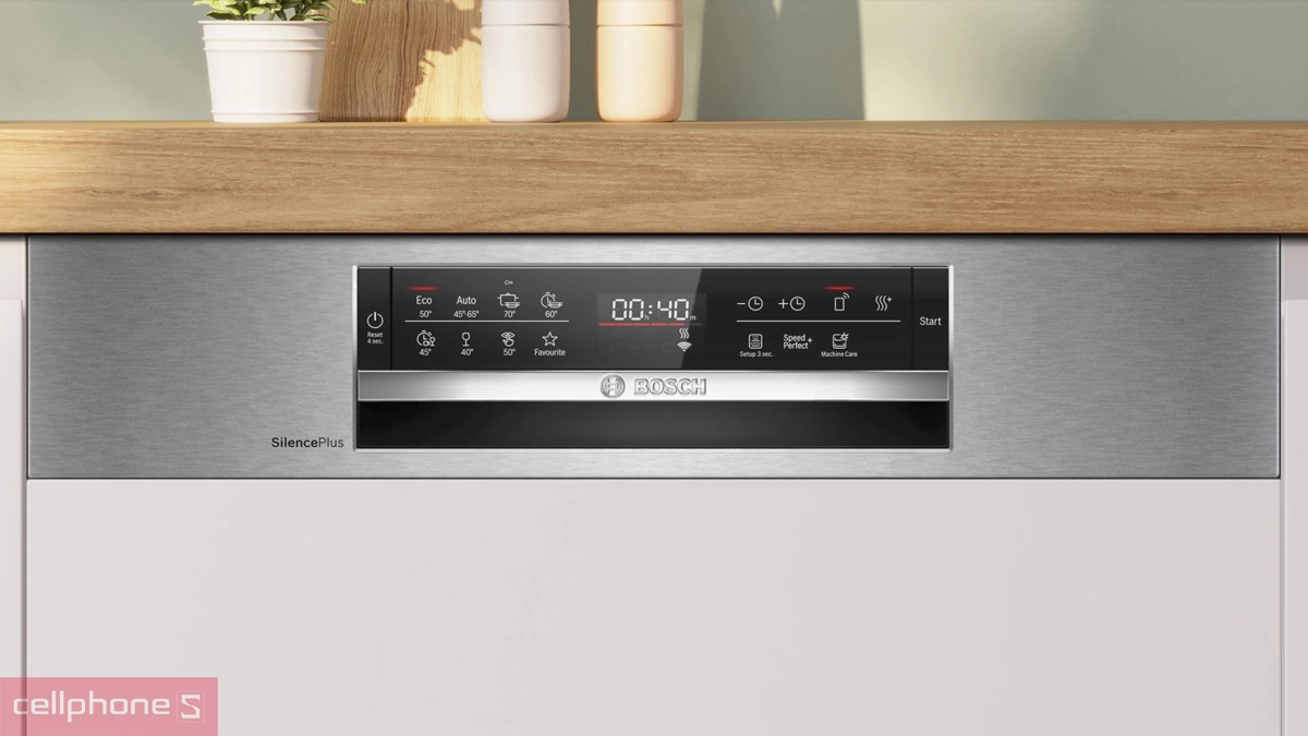 Tính năng máy rửa bát bán âm Bosch 14 bộ Series 6 (SMI6ECS10E)