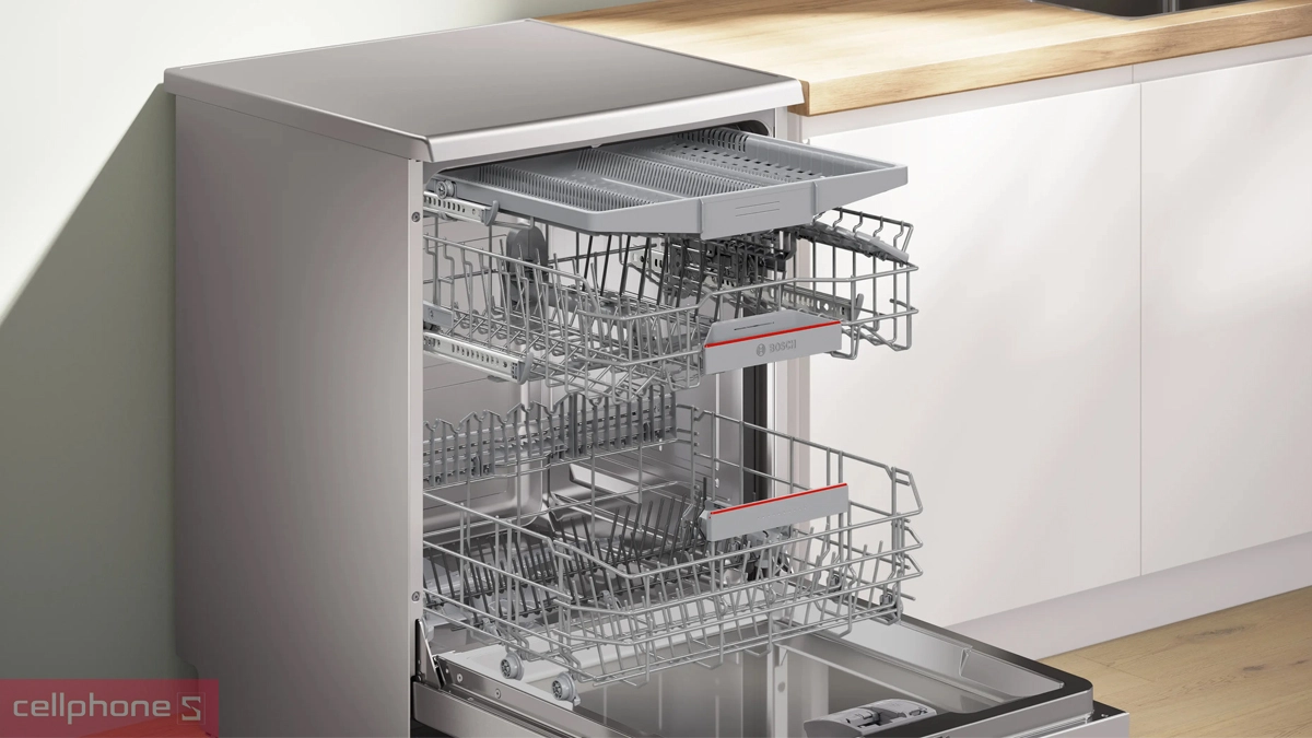 Sức chứa máy rửa bát Bosch (SMS4ECI26E)