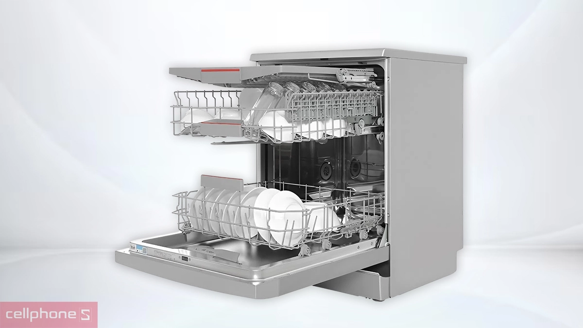 Hệ thống khay rửa máy rửa bát Bosch SMS4EMI06E