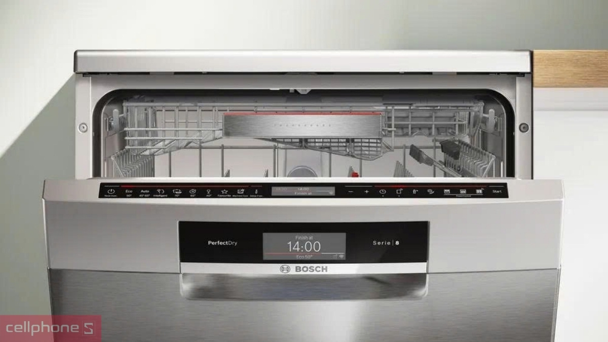 Giàn rửa máy rửa bát độc lập Bosch 13 bộ Series 8 SMS8ZDI86M