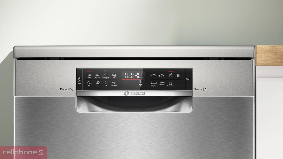 Công nghệ sấy Zeolith trên Máy rửa bát độc lập Bosch 14 bộ Series 6 (SMS6ZCI00P)