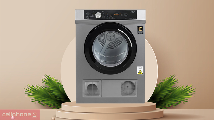 Máy sấy Aqua AQH-V800H.SS | 8kg thông hơi