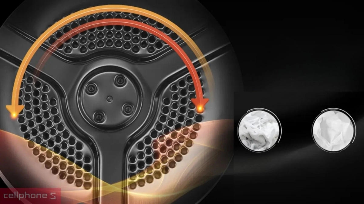 Động cơ máy sấy Aqua thông hơi 9kg AQH-V901K PS