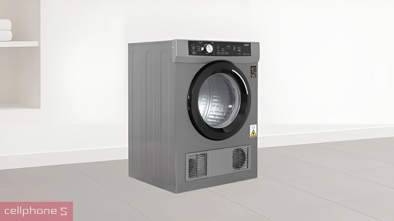 Thiết kế máy sấy thông hơi Aqua 8kg AQH-V800H.SS