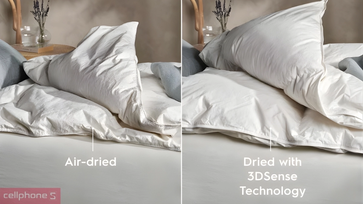 Công nghệ quét trên máy sấy bơm nhiệt Electrolux 9kg (EDH903R7SC)