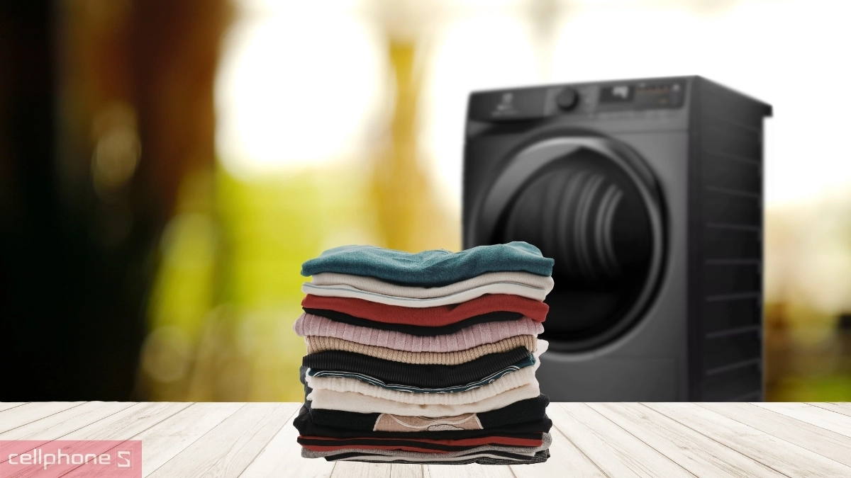 Quản lý máy sấy từ xa qua app Electrolux