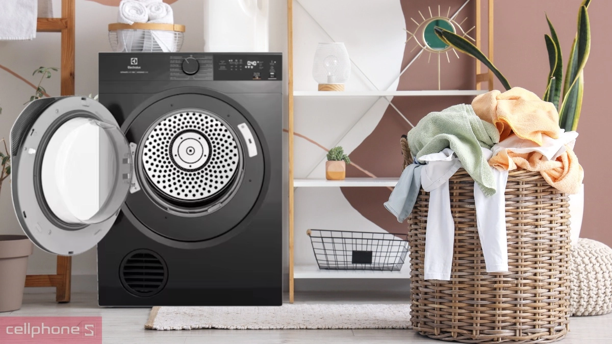 máy sấy thông hơi Electrolux 9kg (EDV904N3SC) sử dụng cơ chế sấy thông hơi
