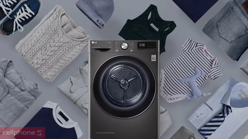 Vì sao nên mua máy sấy LG Inverter bơm nhiệt 10.5kg DVHP50B