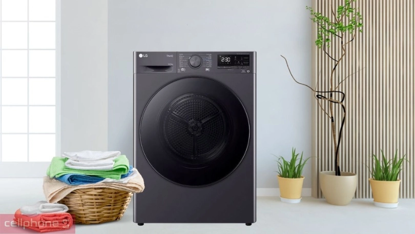 Tính năng tự làm sạch dàn ngưng của máy sấy LG Inverter bơm nhiệt 10.5kg DVHP50B