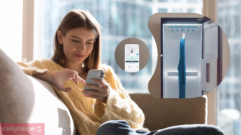 Công nghê sấy hiện đại của tủ chăm sóc quần áo thông minh LG Styler Inverter 5 móc SC5MBR80H