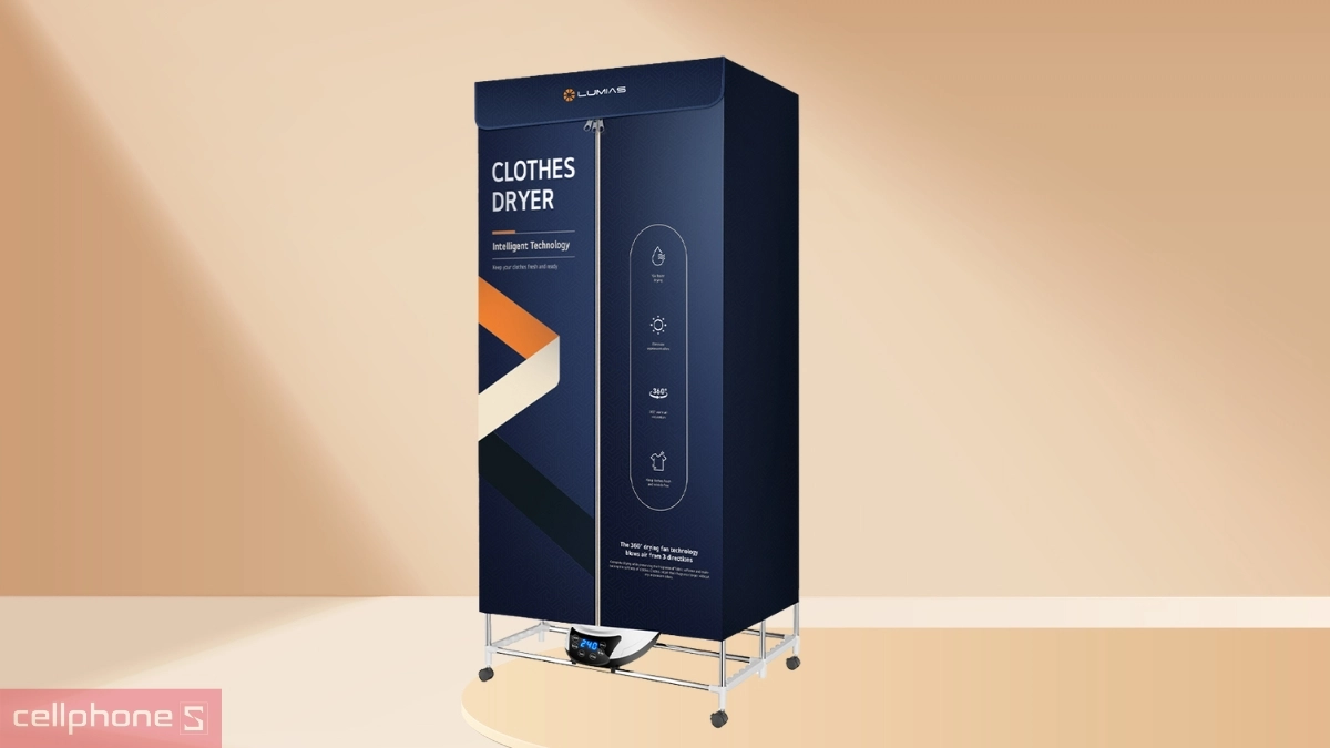 Hiệu suất tủ sấy quần áo Lumias LCD-01