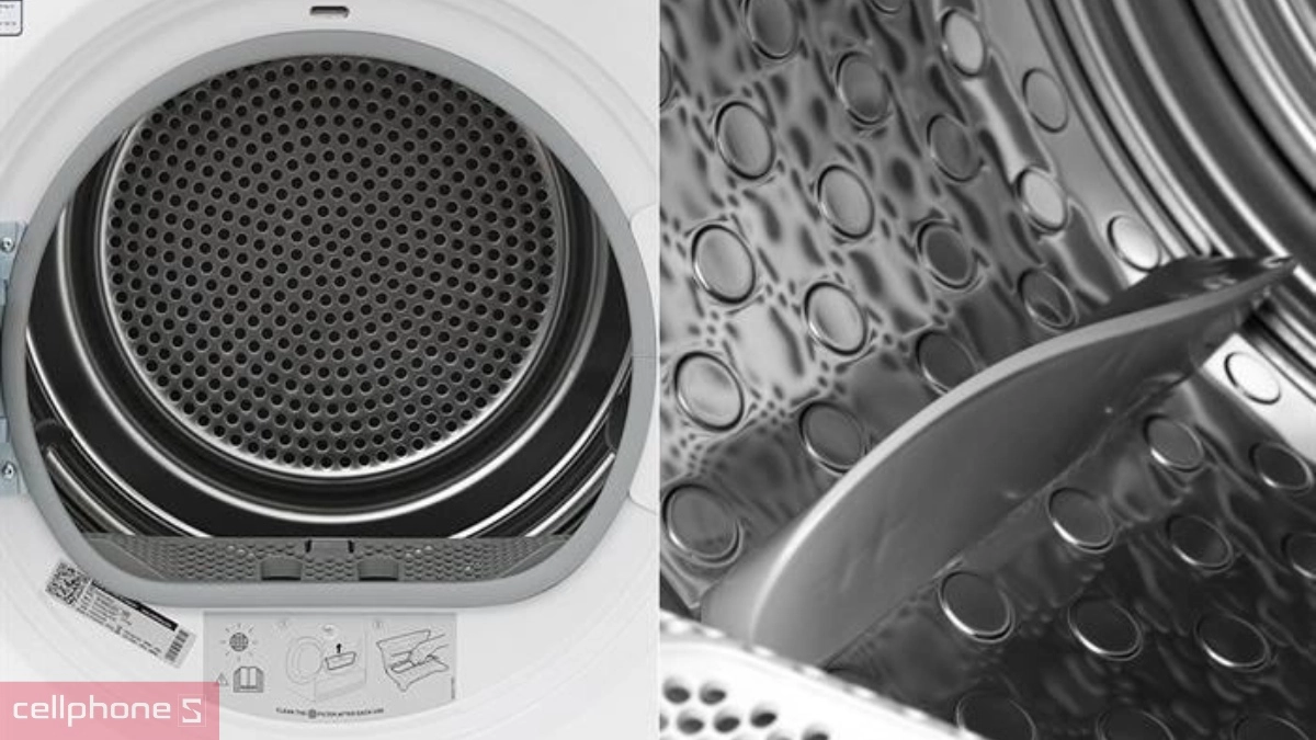 Công nghệ sấy máy sấy bơm nhiệt Electrolux 8kg EDH803J5WC