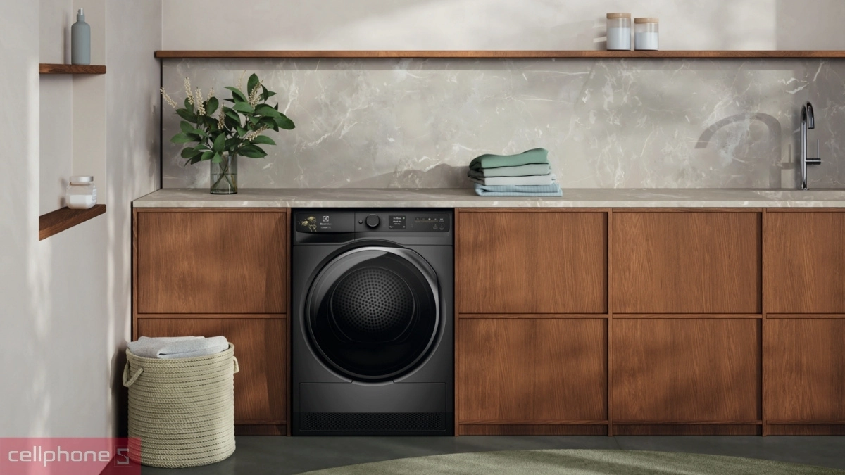 Sức chứa máy sấy bơm nhiệt Electrolux 9kg (EDH902R9SC)