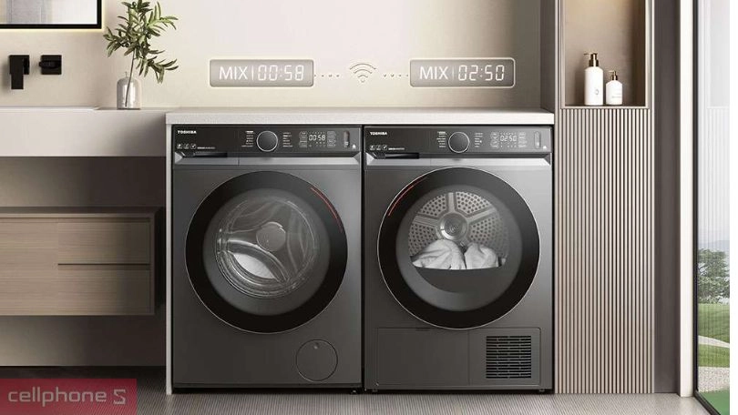 Máy sấy bơm nhiệt Toshiba 10 Kg TD-BK110GHV(MK)