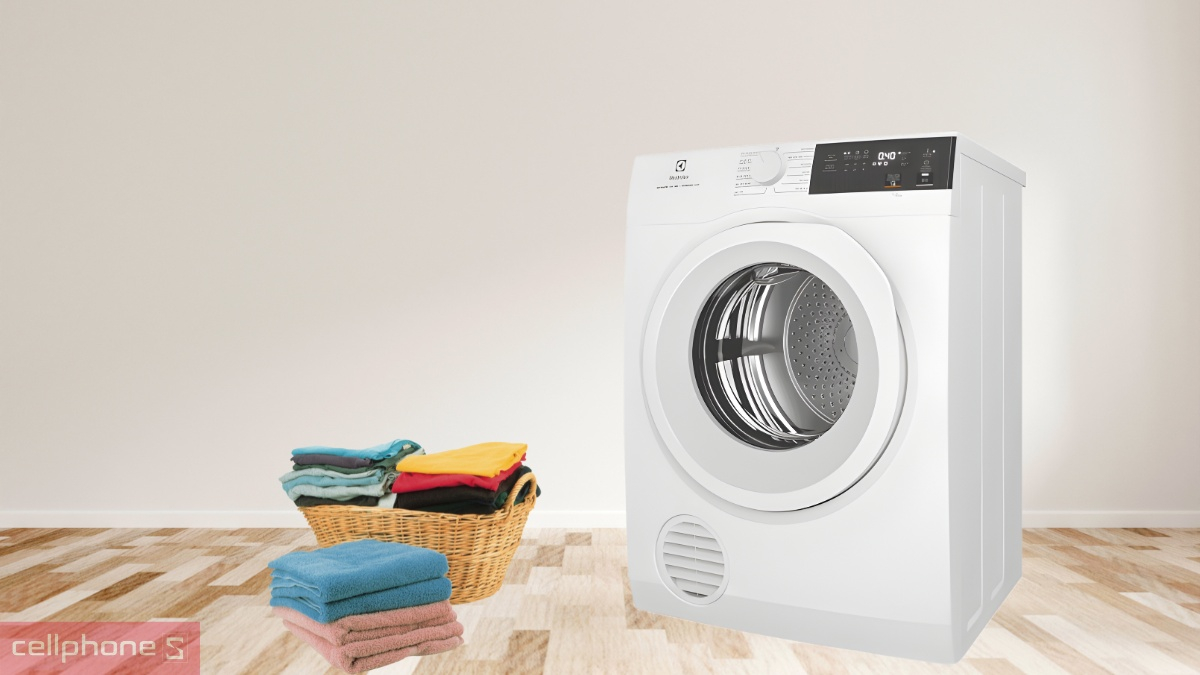 Tính năng diệt khuẩn máy sấy thông hơi Electrolux 8kg EDV804H3WC