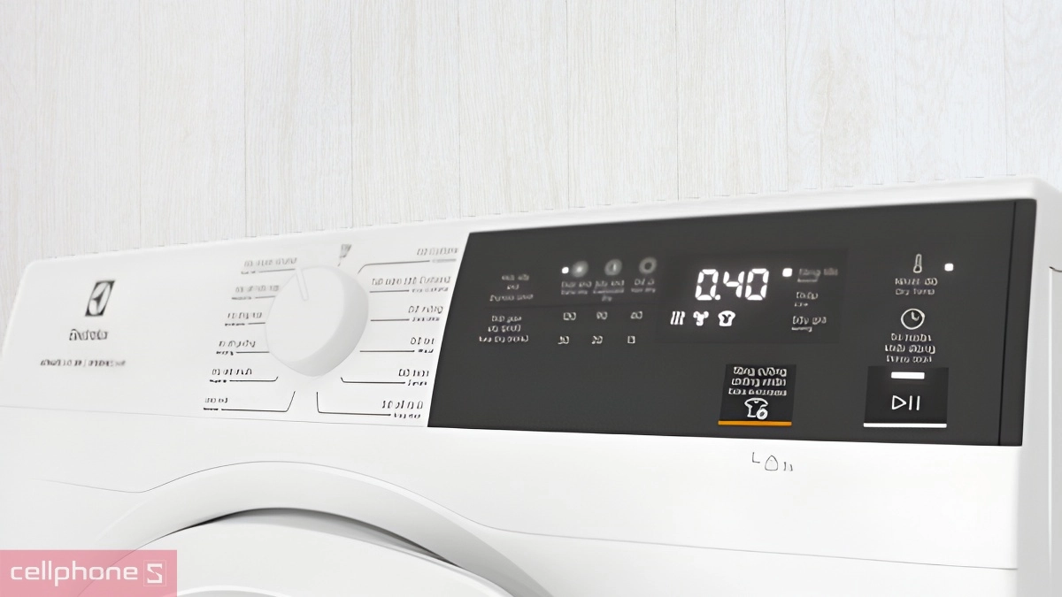 Chương trình sấy máy sấy thông hơi Electrolux 8kg EDV804H3WC