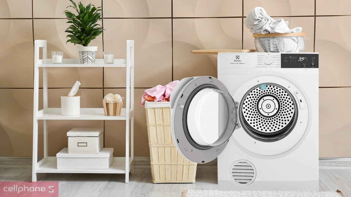 Dung tích máy sấy thông hơi Electrolux 9kg (EDS904H3WC)