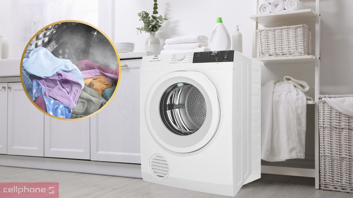 Công nghệ sấy máy sấy thông hơi Electrolux 9kg (EDS904H3WC)