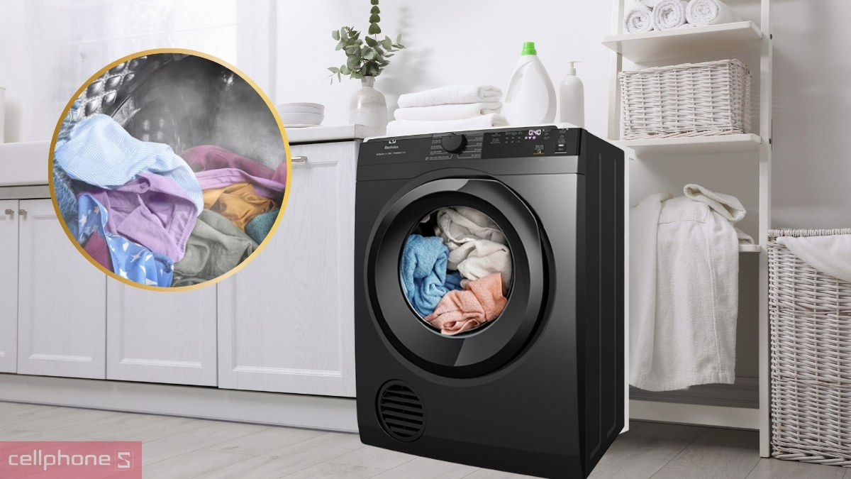 Kiểu dáng máy sấy thông hơi Electrolux 9kg EDS904N3SC