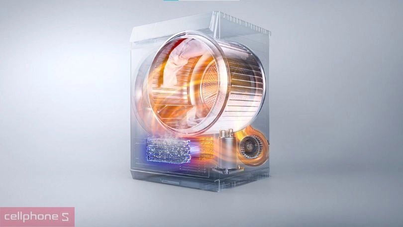 Công nghệ sấy của máy sấy Panasonic bơm nhiệt 10.5kg NH-EH05JD1BV