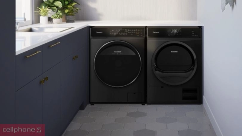 Thiết kế máy sấy Panasonic bơm nhiệt 10.5kg NH-EH05JD1BV