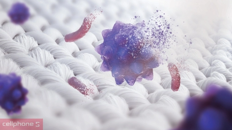 Diệt khuẩn đến 99.9%, loại bỏ các tác nhân gây dị ứng