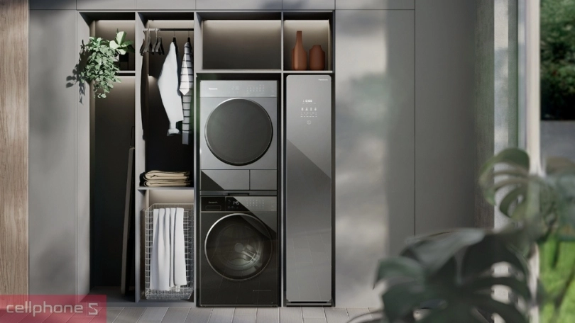 Thiết kế tủ chăm sóc quần áo thông minh Panasonic HCC-R340ARXV