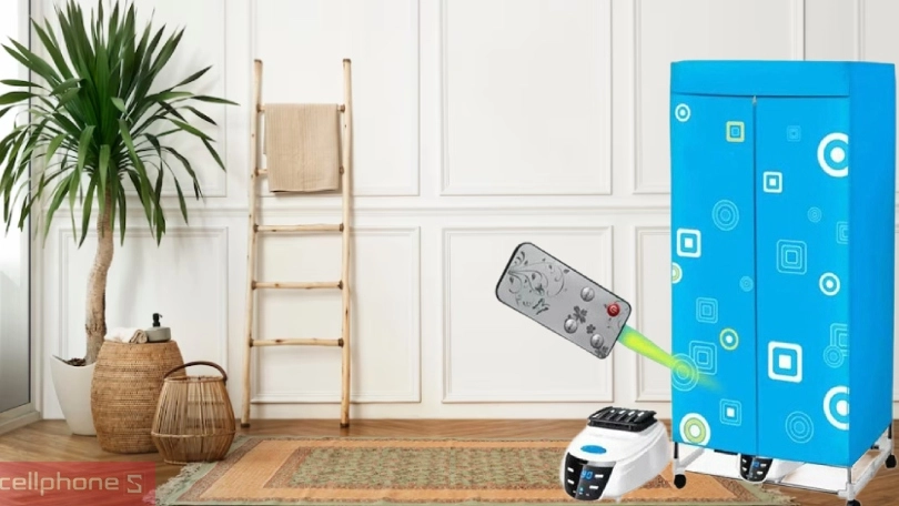 Tủ sấy quần áo Samsung có điều khiển