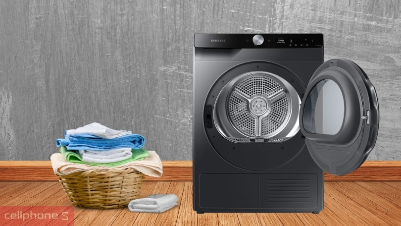 Vì sao nên mua máy sấy Samsung bơm nhiệt 9kg DV90T7240BB/SV