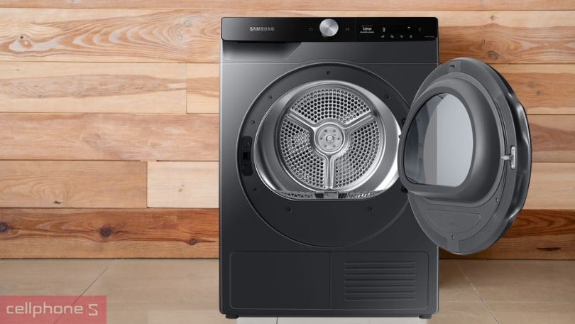 Công nghệ Samsung bơm nhiệt 9kg 2021 (DV90T7240BB/SV)