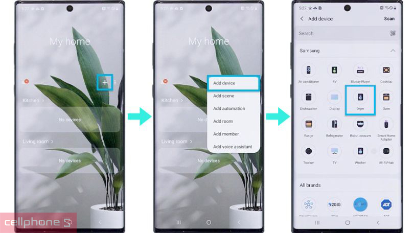 Hướng dẫn sử dụng máy sấy Samsung bơm nhiệt Bespoke 9kg DV90BB9440GH/SV