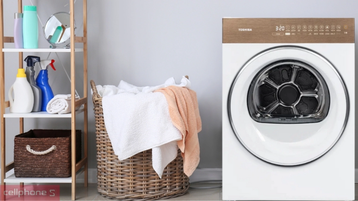 Máy sấy Toshiba có phù hợp với vải mỏng không