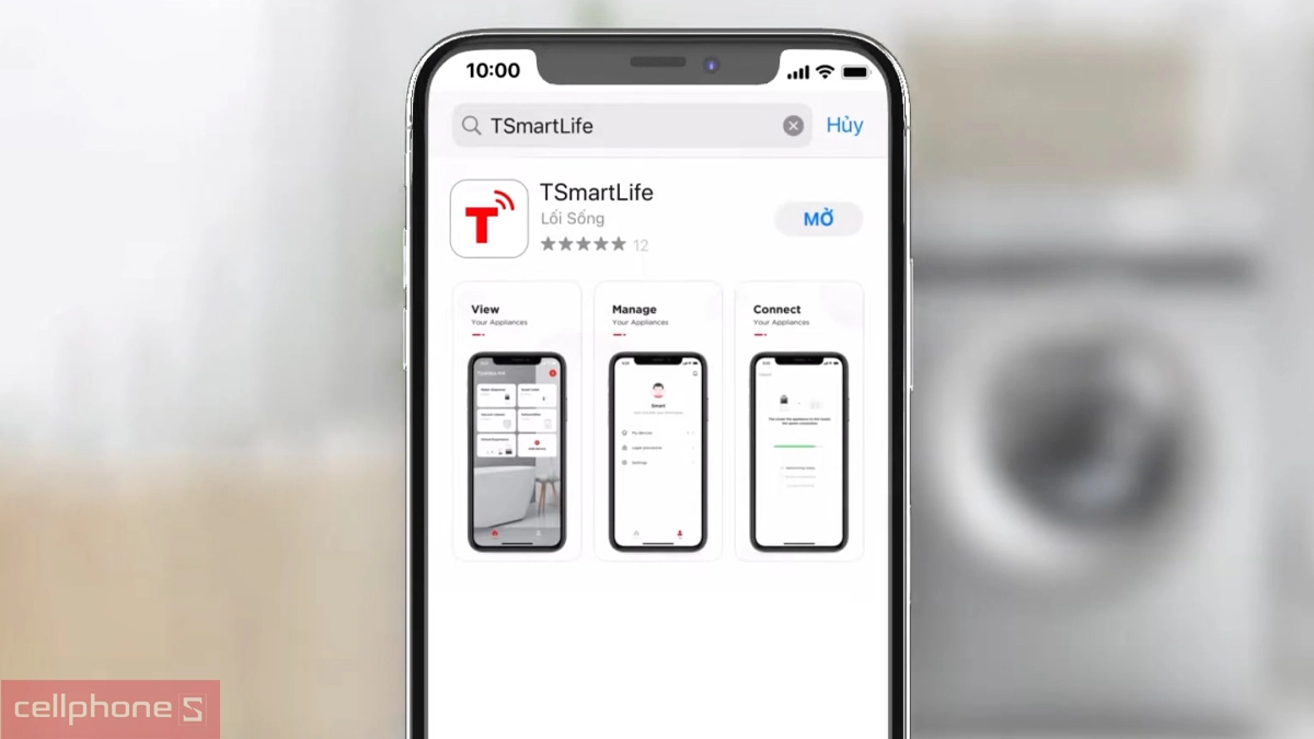 Hướng dẫn kết nối máy sấy Toshiba bơm nhiệt 8kg (TD-T21B90HWV(MG)) với ứng dụng
