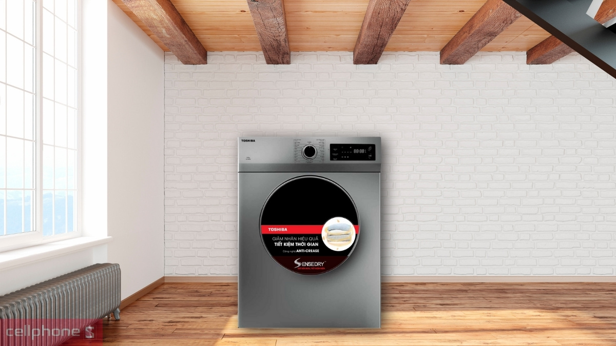 Thiết kế máy sấy Toshiba thông hơi 7kg TD-H80SEV (SK)