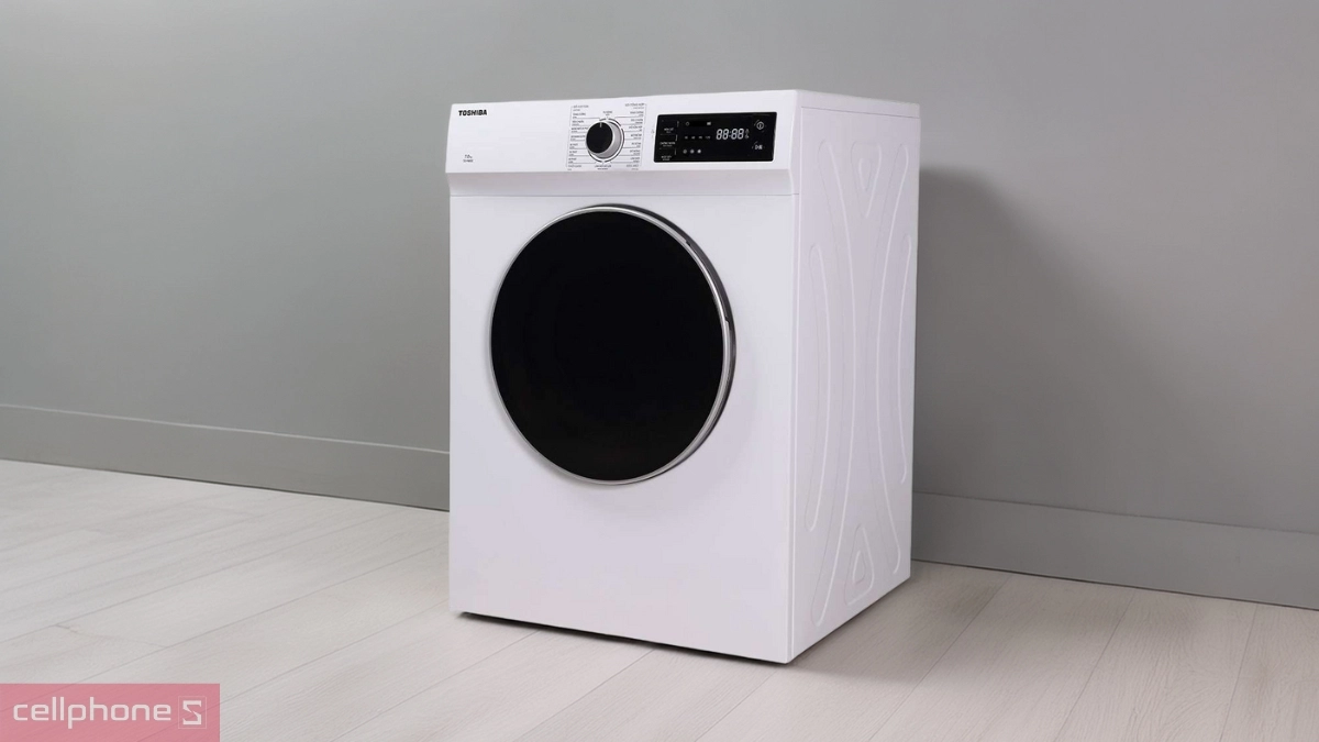 Công nghệ giảm nhăn máy sấy Toshiba thông hơi 7kg TD-H80SEV(WK)