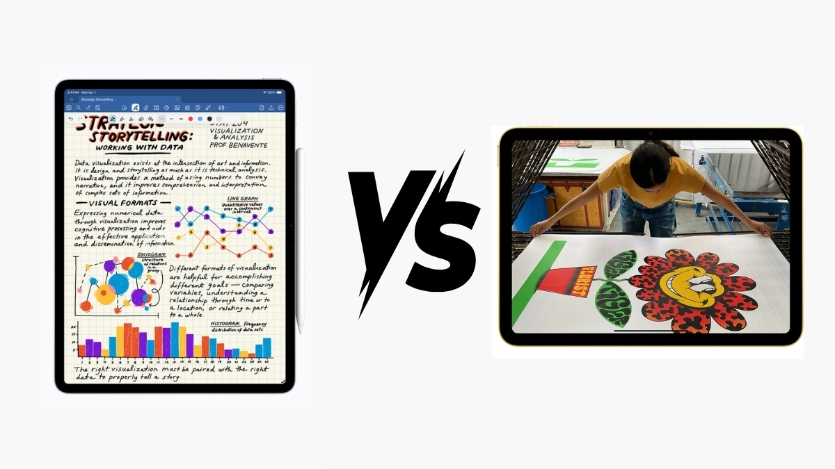 So sánh thông số kỹ thuật iPad Air M4 vs iPad Gen 11