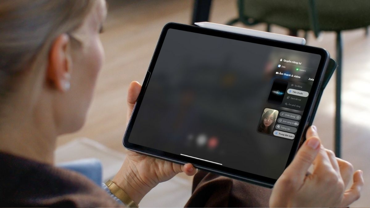 Camera 12MP và kết nối USB-C trên iPad Air M3