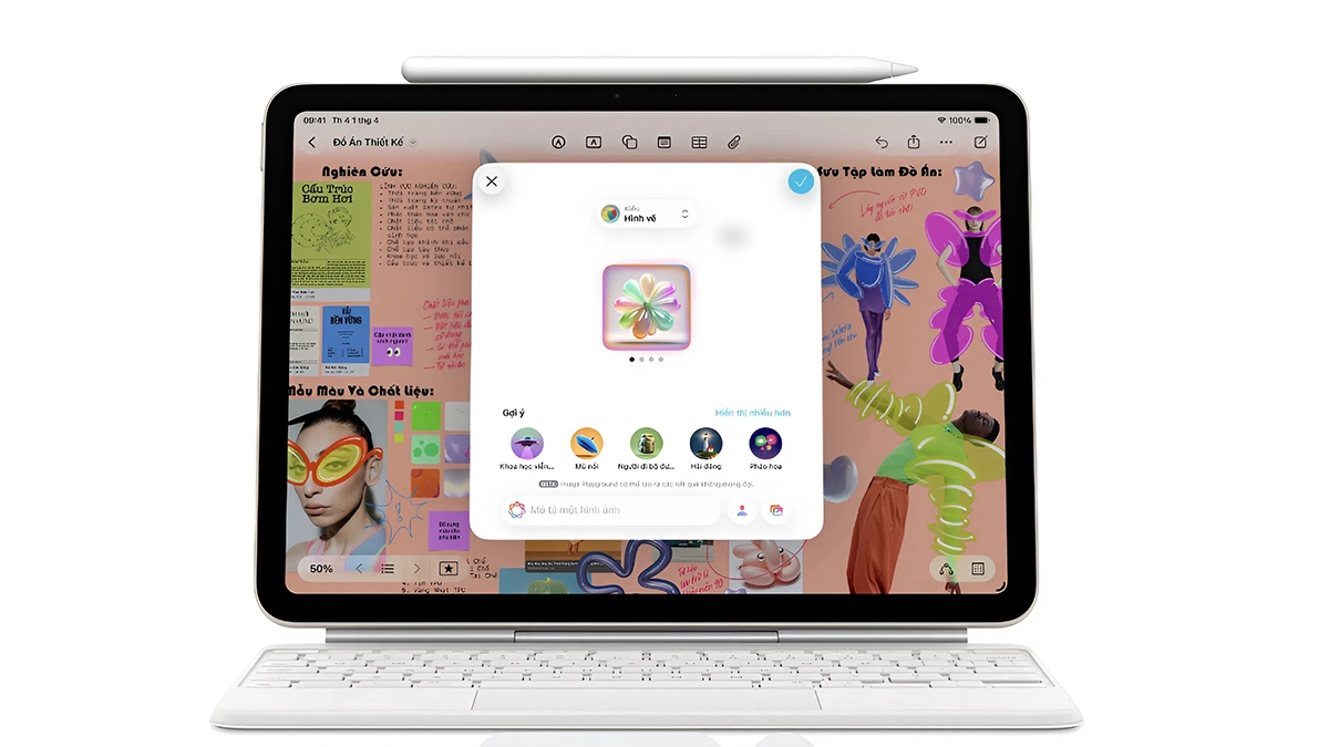 Apple Intelligence trên Apple iPad Air M4 11 inch 128GB 5G