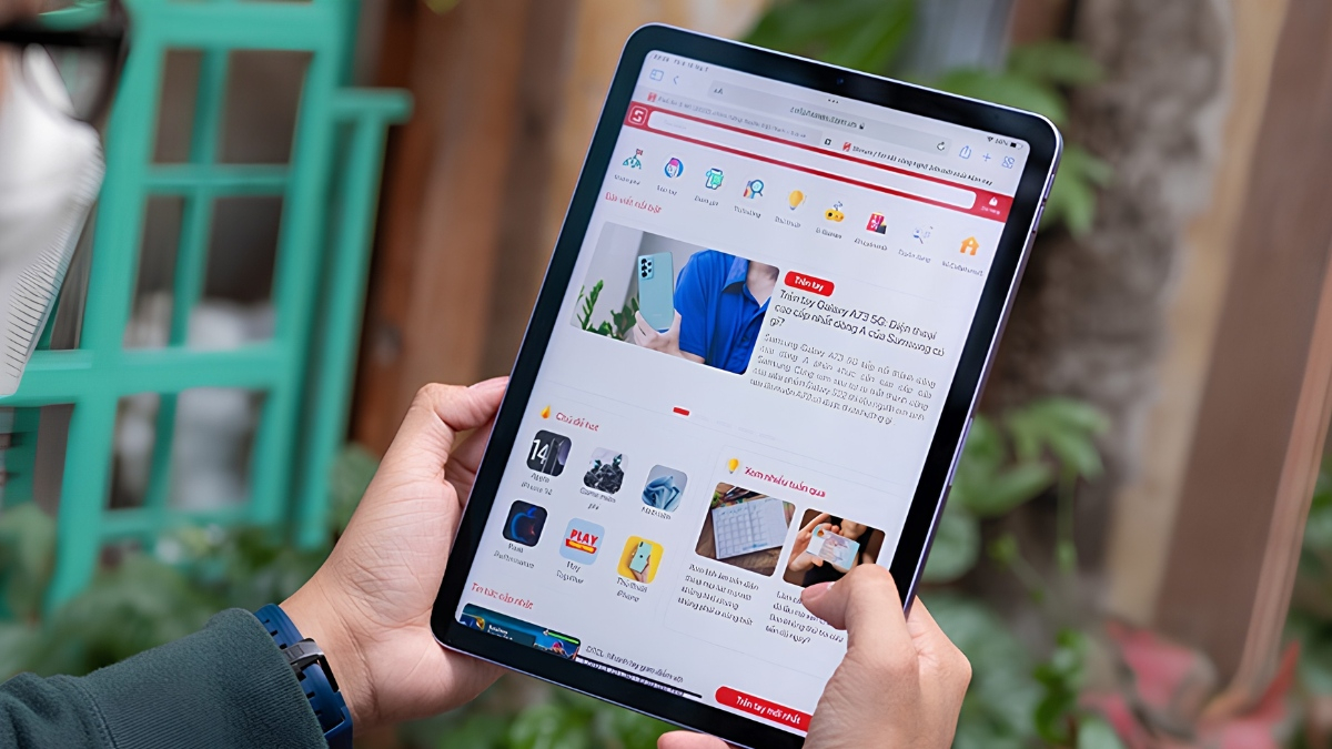 Apple iPad Air M1 đáp ứng tốt nhu cầu học tập, làm việc và giải trí