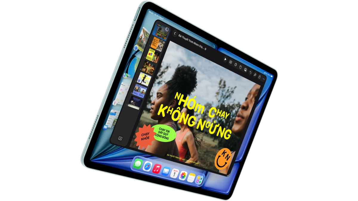 Apple iPad Air 13 inch mang đến không gian hiển thị rộng rãi