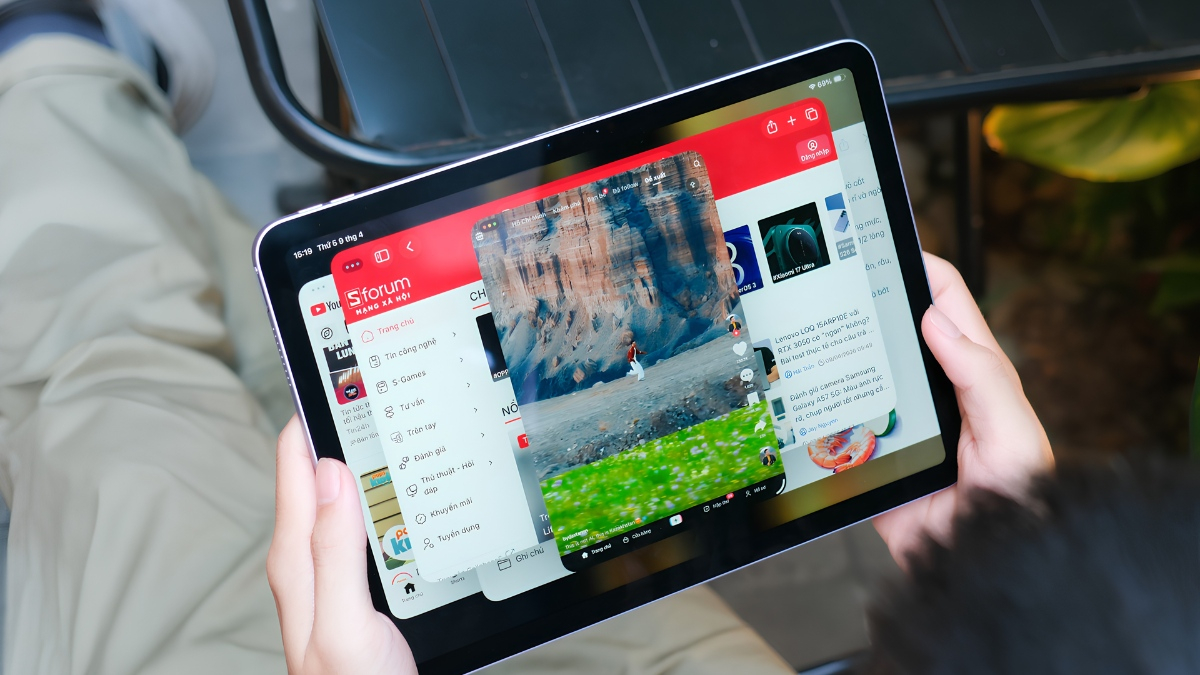 Apple iPad Air 1TB cung cấp không gian lưu trữ lớn cho dữ liệu chuyên nghiệp