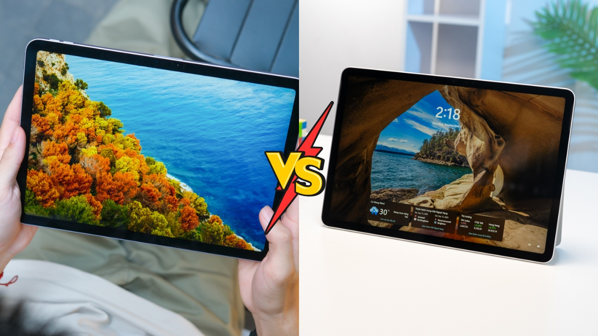 So sánh Apple iPad Air và Microsoft Surface về hệ điều hành và khả năng làm việc