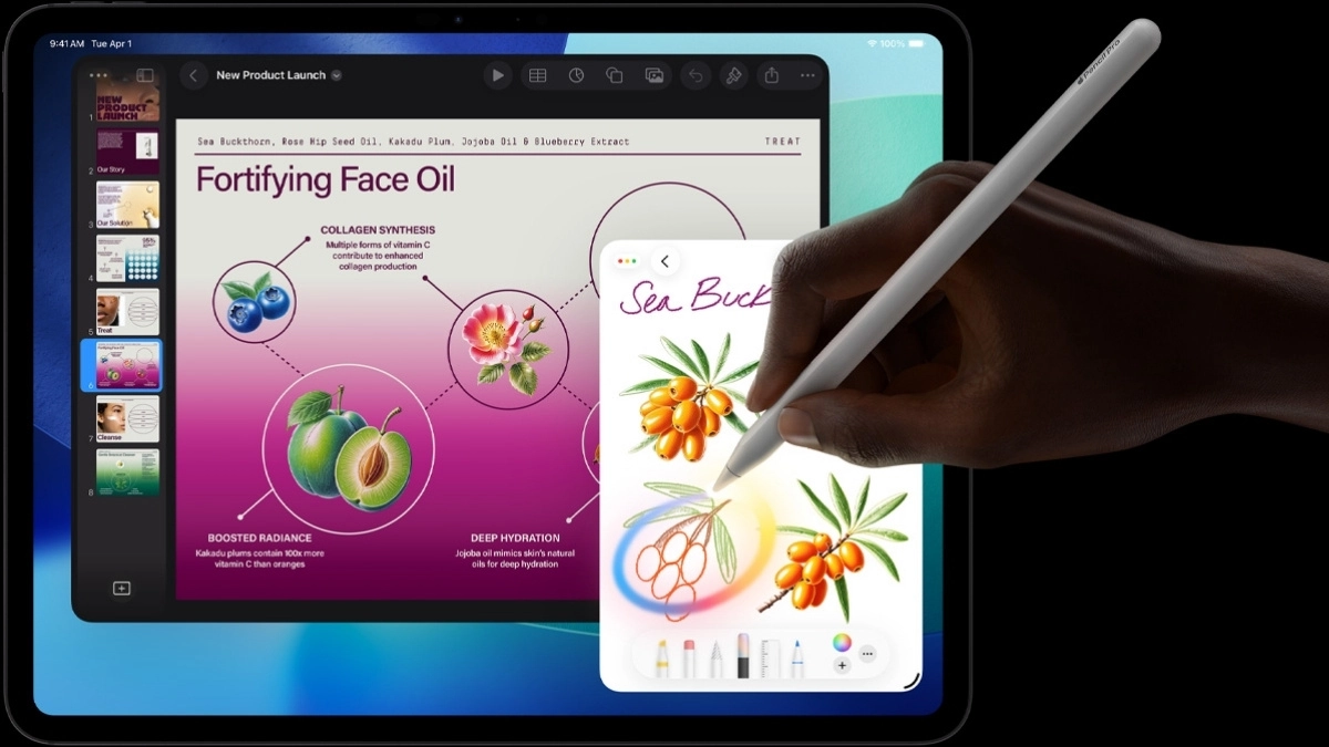 AI trên iPad Pro 11 2025 M5 5G 256GB