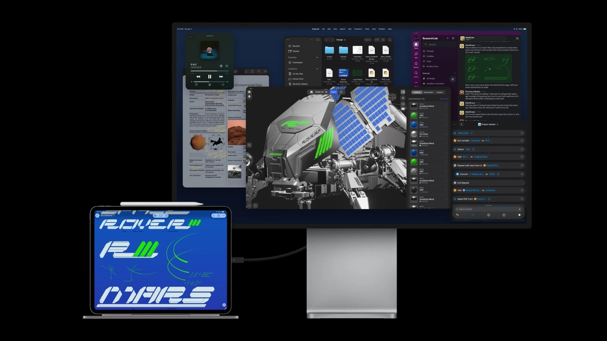 AI trên iPad Pro 13 2025 M5 5G 256GB